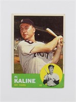 1963 Topps #25 Al Kaline Baseball Trading Card