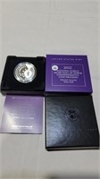 2022 U.S purple heart silver proof dollar