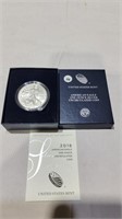 2016 U.S silver American eagle dollar