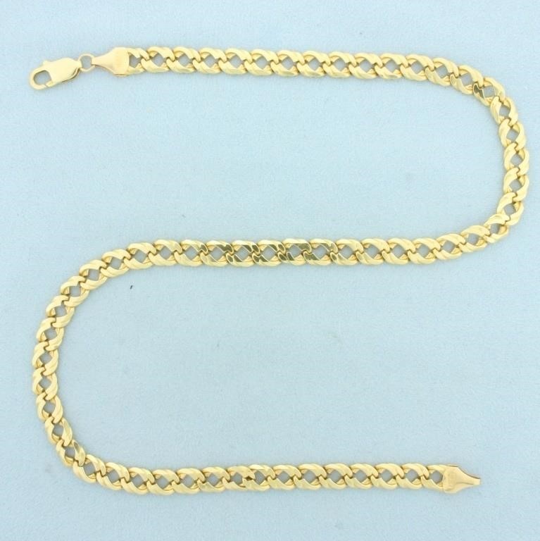 18 Inch Heavy Italian Designer Curb Link Chain Nec