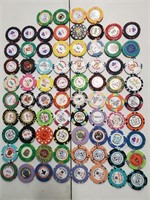 76 Foreign, Cruise And Advertising Casino Chips