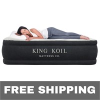 King Koil Pillow Top Plush Queen Air Mattress