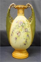 Antique Ernst Wahliss Turn Vienna Handpainted Vase