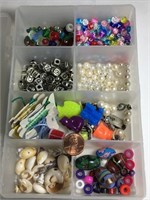 Vintage Darice Glass Beading Organizer Thread