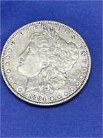 1884 Morgan Dollar