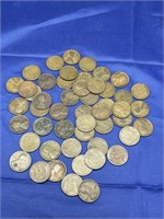 50 Wheat Pennies