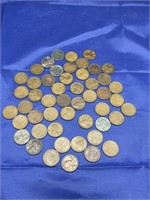 50 Wheat Pennies