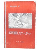 Ballads of OWYHEE Mine Days, Signed By Mac Parkins