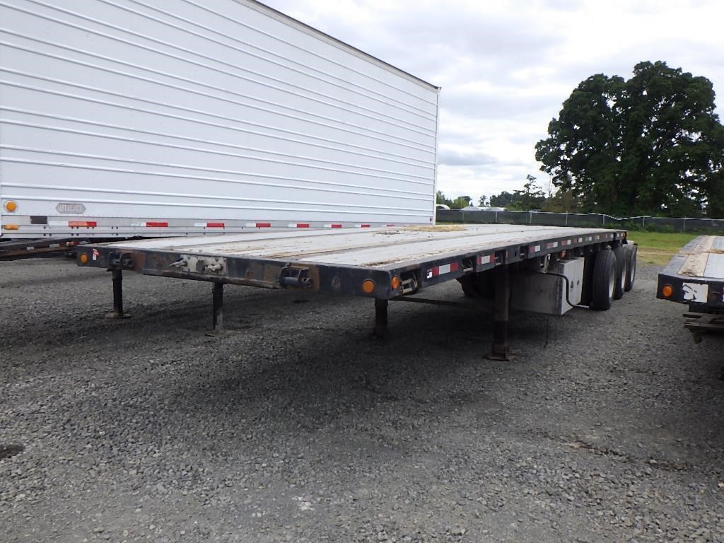 2003 Lode King Tra-Rem 40' 3-Axle Flatbed Trailer