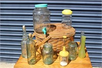 Bottles/ Picnic Basket