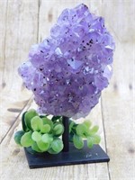 AMETHYST DISPLAY ROCK STONE LAPIDARY SPECIMEN