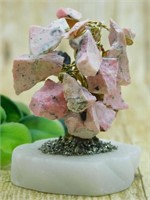 RHODONITE TREE ROCK STONE LAPIDARY SPECIMEN