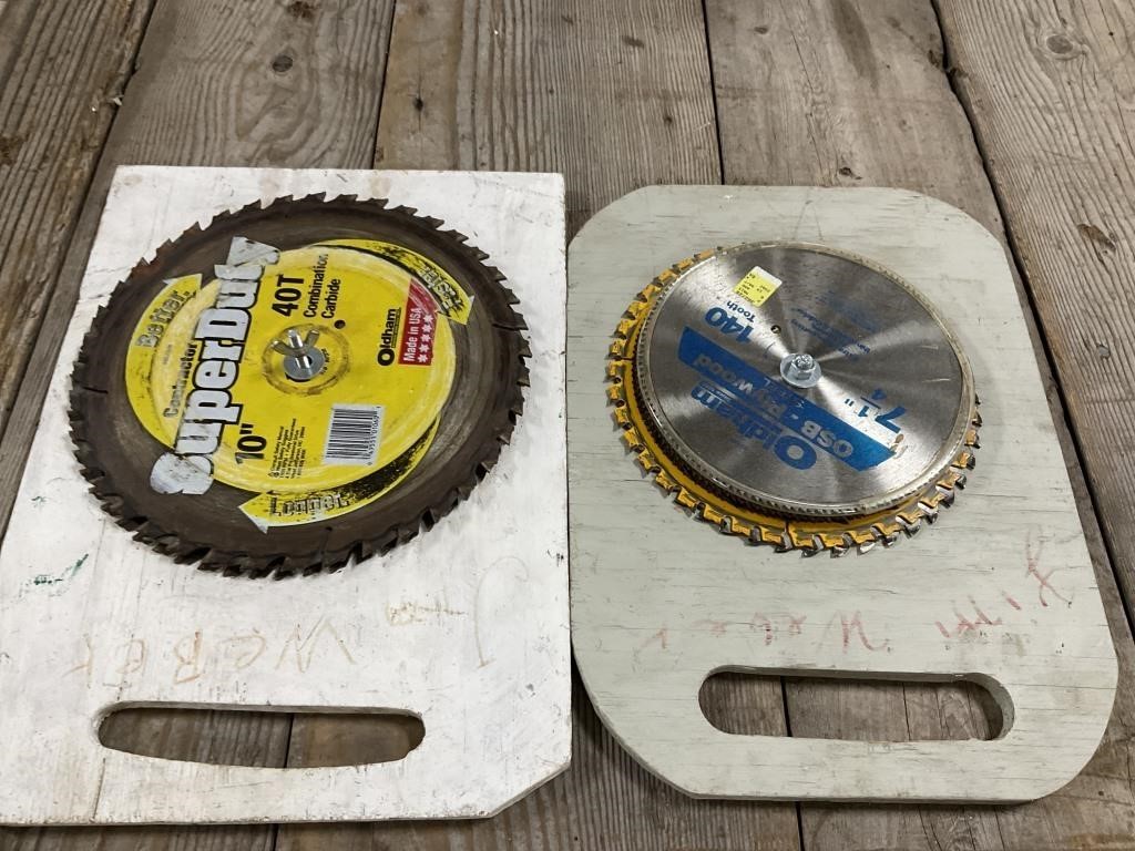 7.25 & 10 Inch Saw Blades