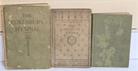 Set of 3 Antique Books