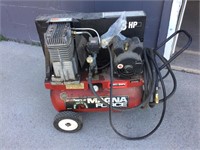 Magnaforce 3HP Air Compressor, Powers On