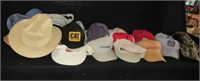lots of advertising hats