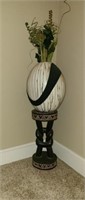 Beautiful decorative vase and stand