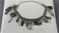 7'' Sterling Silver Charm Bracelet