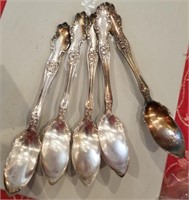 819 - LOT OF SERVING SPOONS