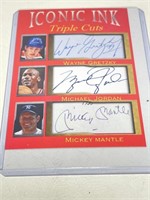 Iconic Ink Wayne Gretzky Michael Jordan Mickey