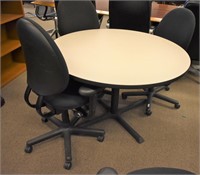 KNOLL 48" CIRCULAR CONFERENCE TABLE