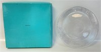 FINE QUALITY TIFFANY & CO. RIBBED SERVING PLATE