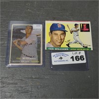 1955 & 1957 Topps Ted Williams Baseball Cards
