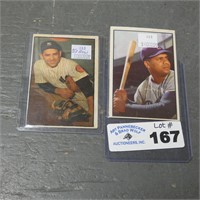 1953 Bowman Yogi Berra & Campanella Cards