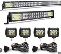 50 Inch 4d 288w Curved Led Light Bar+4d 22 Inch