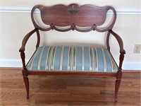 Vintage Settee Bench (some flaws see photos)