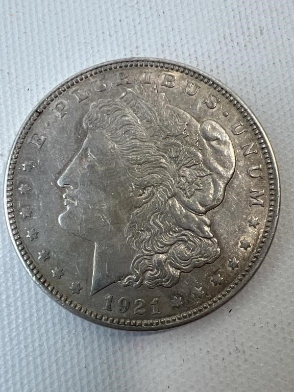 1921 D Morgan Silver Dollar