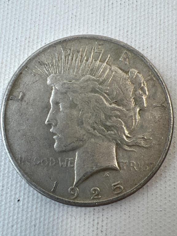 1925 P Peace Silver Dollar