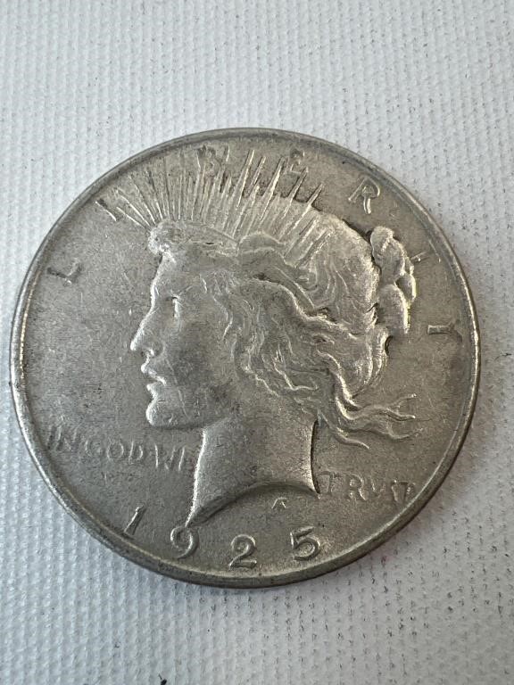 1925 P Peace Silver Dollar