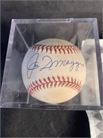 Signed NY Yankees Joe DiMaggio Ball w/ COA