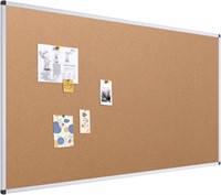 VIZ-PRO Cork Notice Board  96 X 48 inches.