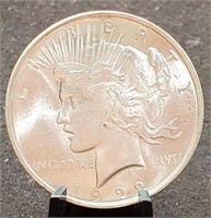 1922 Peace Silver Dollar, BU