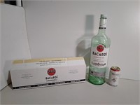 Collectible Bacardi Rum Bottle W/ Box