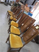 Set of 6 mid century chairs