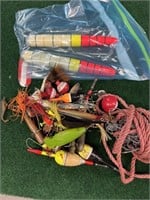 Fishing lures and bobbers
