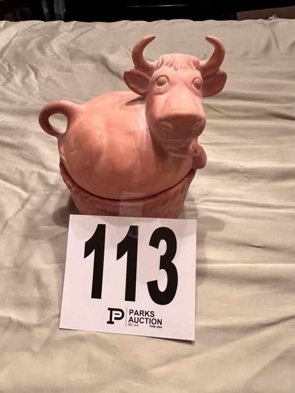 Pottery Cow Dish(DR)