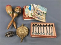 Collector Spoons, Jester Dish, Lighter & More