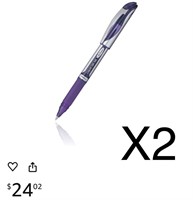 X2 Pentel ENERGEL DELUXE MED Violet