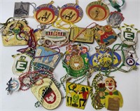 20 Vintage German Carnival Medals/Badges