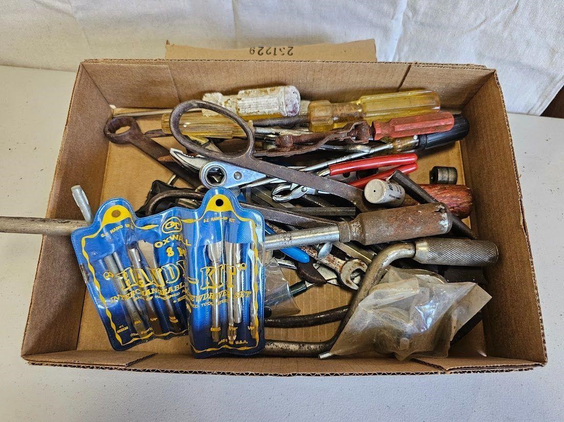 Box of misc. tools