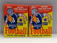 (2) 1989 Topps Football Packs