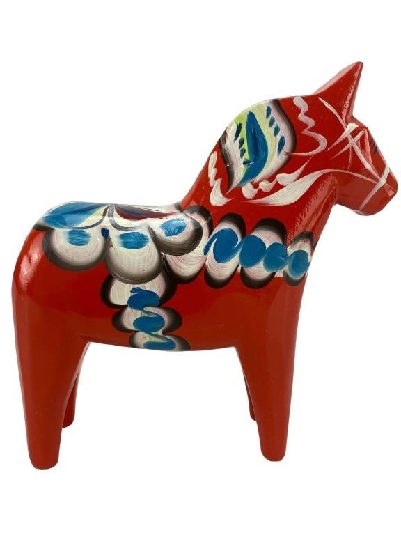 Dala Horse Nils Olsson Swedish Wooden Folk Art