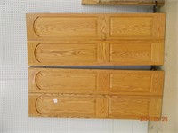 Oak Bifold Doors 79" Tall x 30" per section