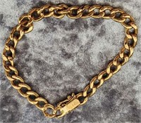 18K Gold Curb Link Bracelet