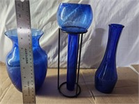 Rare Blue Glass collection
