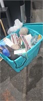 Container of sewing yarn and miscellaneous items